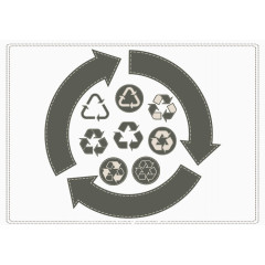 矢量节能回收图标合集