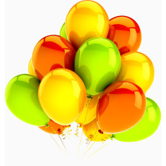 气球，球，一堆气球