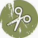 圆形怀旧风格装饰图标