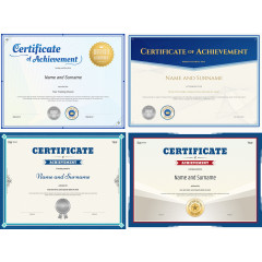 矢量荣誉证书模板