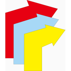 三个箭头素材图片