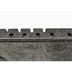 纹理清晰的城墙