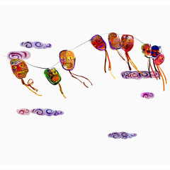 地方风俗风筝素材免抠