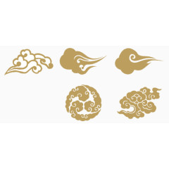 质感精美祥云矢量