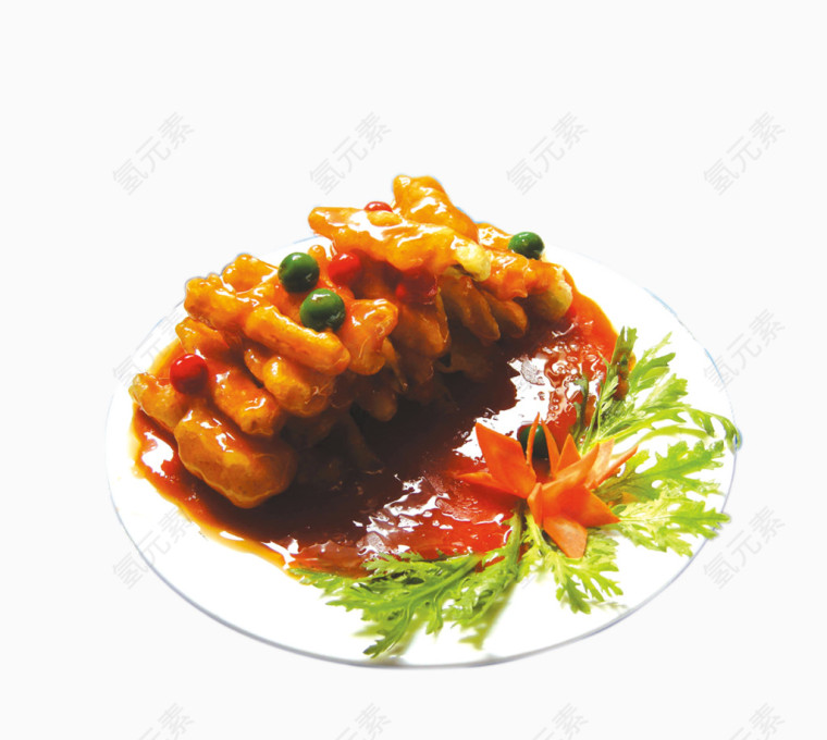 油炸鱼块