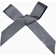 灰色蝴蝶结布条