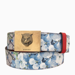 GUCCI高级人造革印花中性腰带