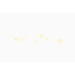 炫彩_荧光心形漂浮带