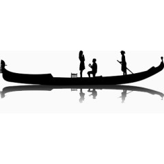 在小船上的求婚