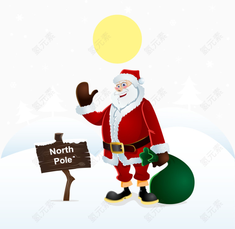 矢量圣诞老人