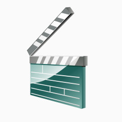 玻璃质感立体场记板