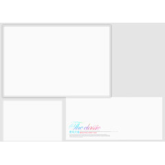 灰色照片边框效果元素