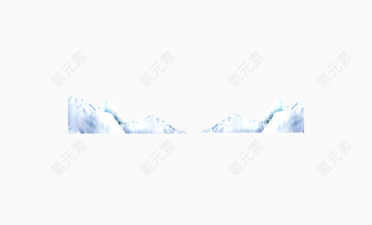 两座雪山