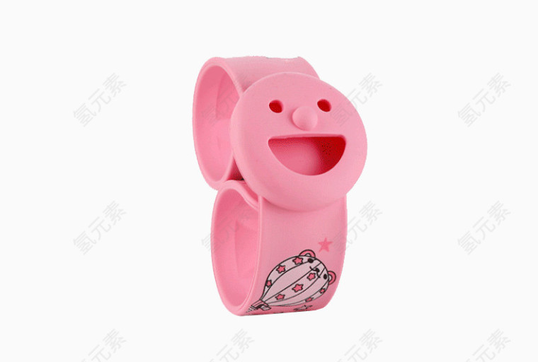 开心笑脸图案防蚊手环