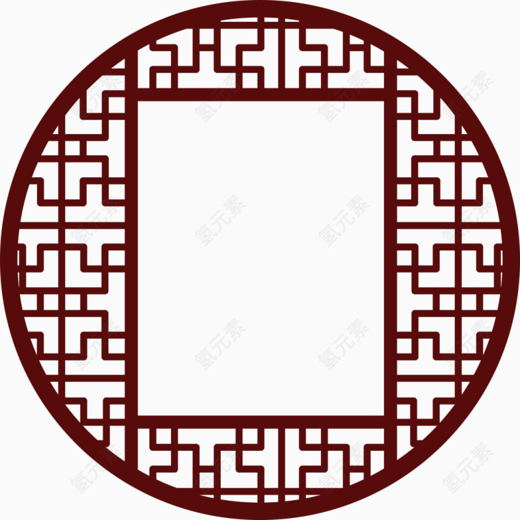 中国风窗格
