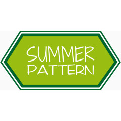 矢量绿色主题框