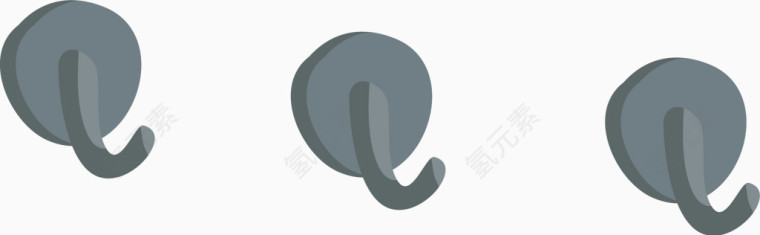 矢量手绘挂钩