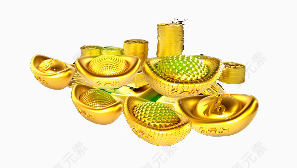 金色元宝