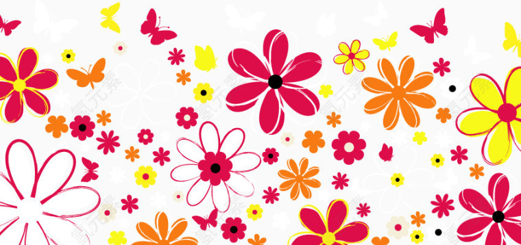 花瓣、树叶漂浮专