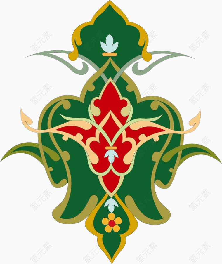 典雅花纹