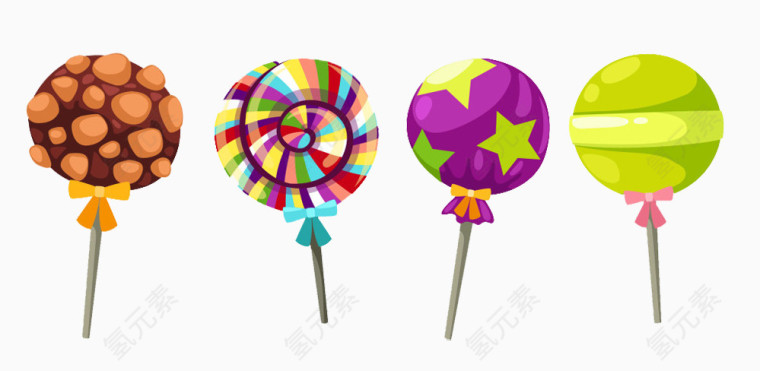 棒棒糖的友谊图片素材