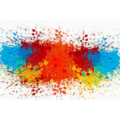 彩色斑点海报背景庆祝素材