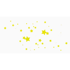 金色星星装饰高清免扣素材