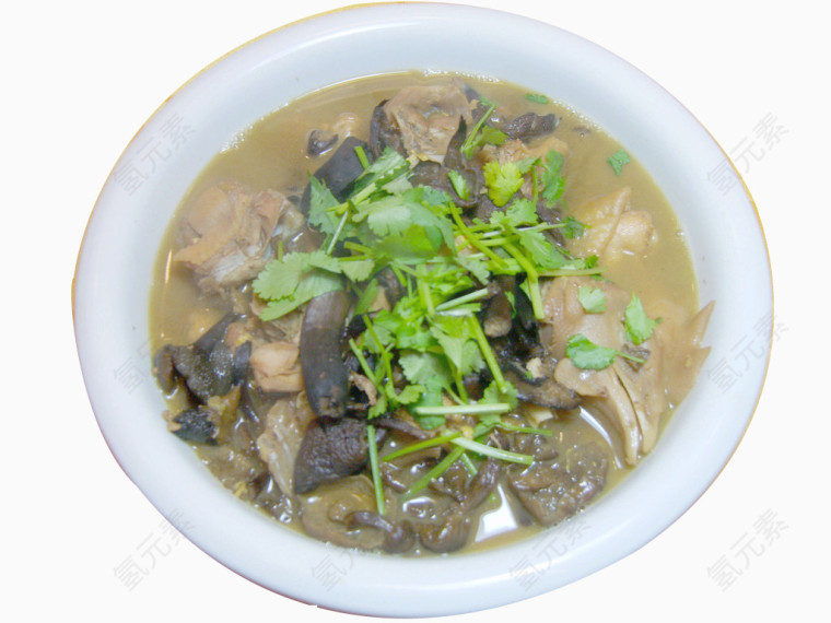 小鸡蘑菇汤