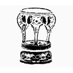 古代椅子免抠素材