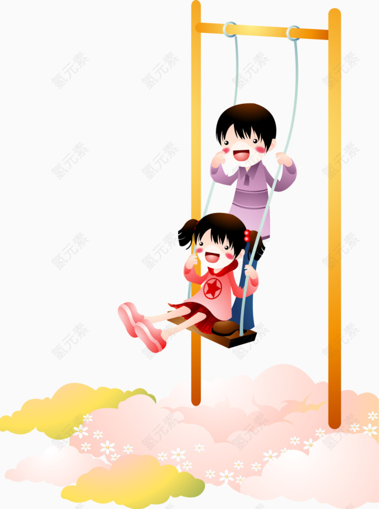 可爱的小孩