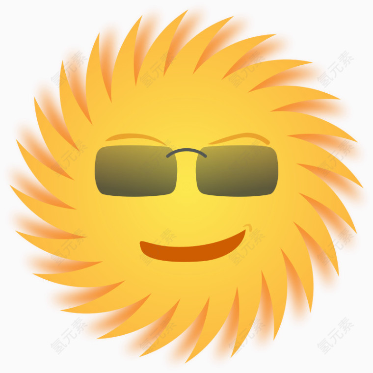 戴眼镜的太阳公公