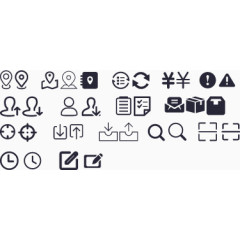 物流APP矢量图标