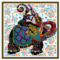 抱枕民族风花纹