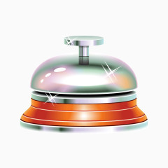 橘黄色金属质感铃铛