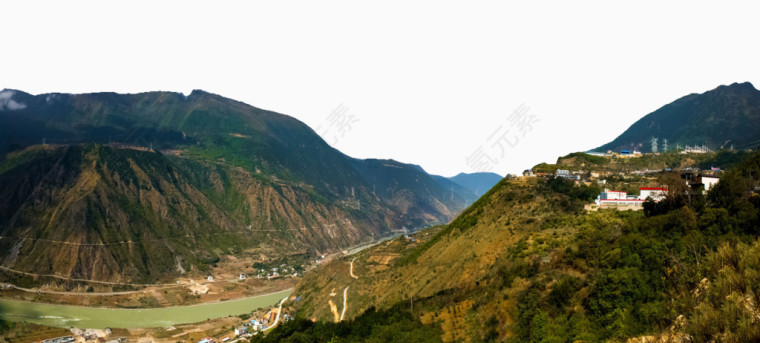 折多山与二郎山景色