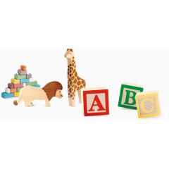 可爱缤纷卡通动物园ABC