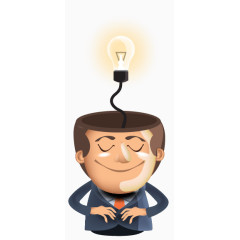 卡通商务广告矢量素材