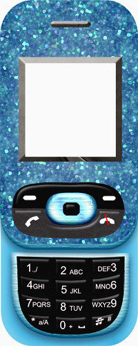 蓝色诺基亚手机壳