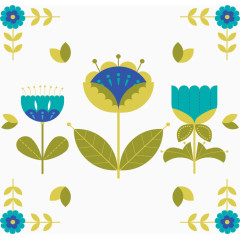 绿色春天装饰海报