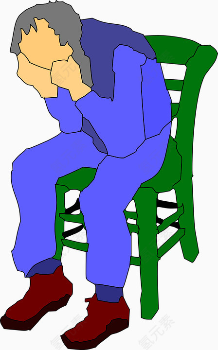 伤心