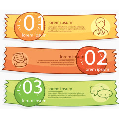 卡通横幅目录素材