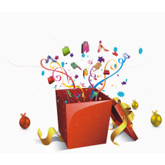 矢量大礼包红色礼包素材