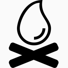 bonefire营露营森林自然晚上温暖野营和自然