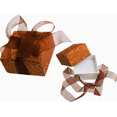 彩带装饰礼盒