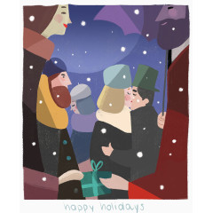 节日贺卡封面图案