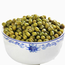 一碗绿豆瓷碗