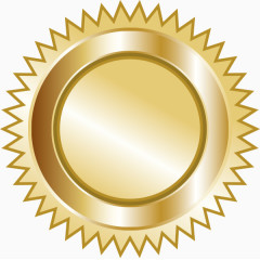 矢量标志复古标签金色