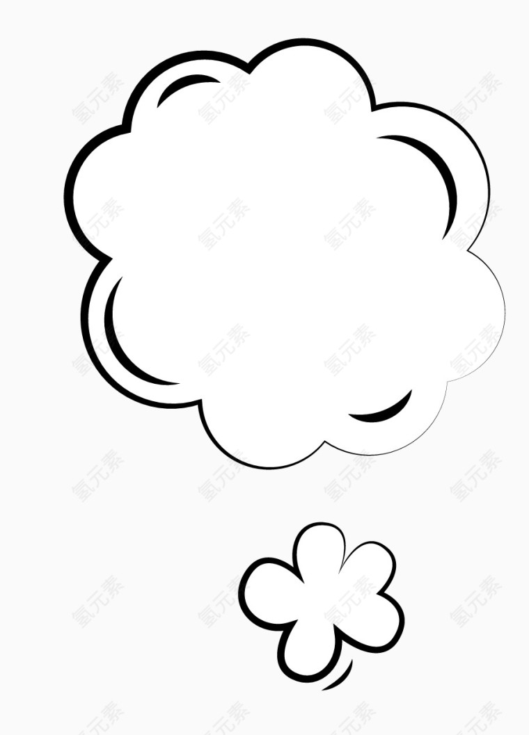 手绘漫画对话框