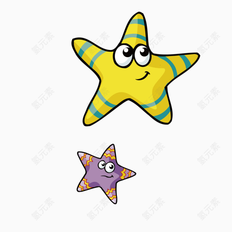 海底世界之矢量海星