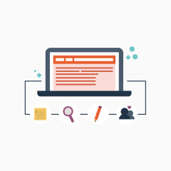 矢量扁平化电脑学习